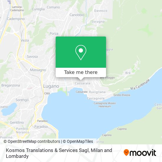 Kosmos Translations & Services Sagl map