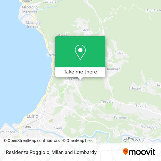 Residenza Roggiolo map