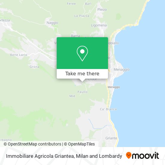 Immobiliare Agricola Griantea map