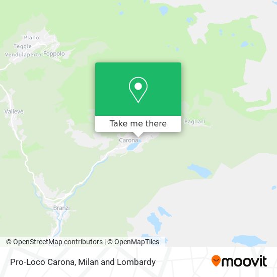 Pro-Loco Carona map