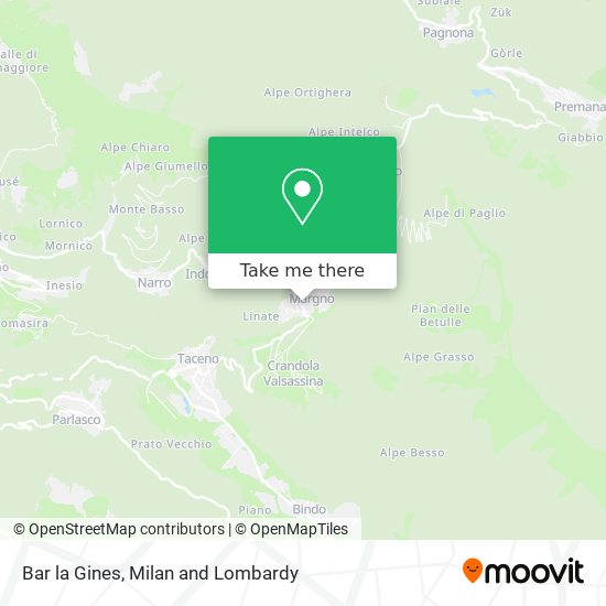 Bar la Gines map