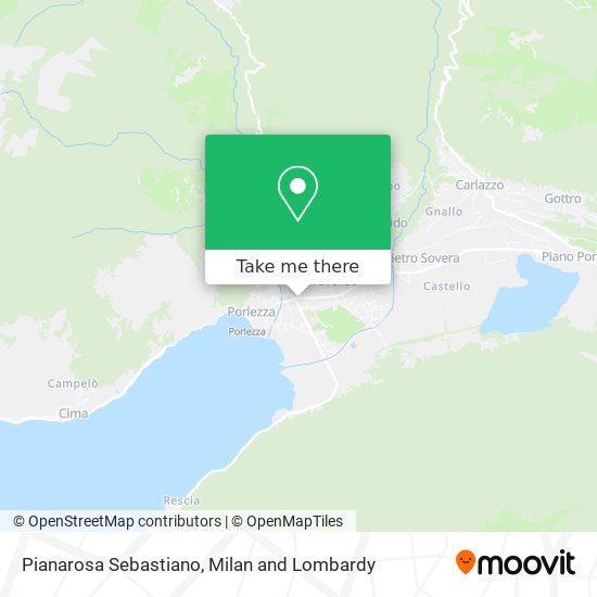 Pianarosa Sebastiano map