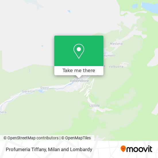 Profumeria Tiffany map