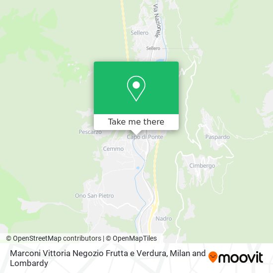 Marconi Vittoria Negozio Frutta e Verdura map