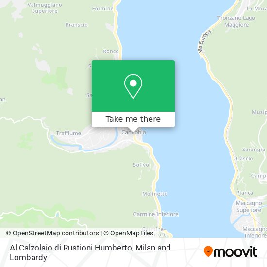 Al Calzolaio di Rustioni Humberto map