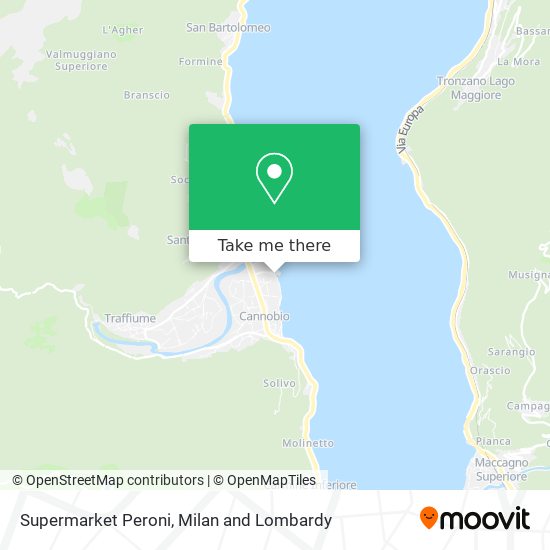 Supermarket Peroni map