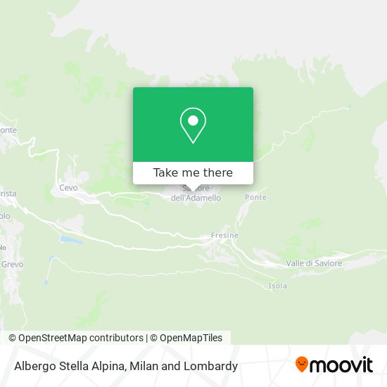 Albergo Stella Alpina map
