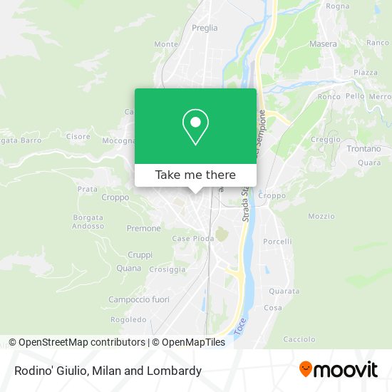 Rodino' Giulio map