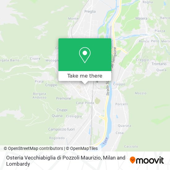 Osteria Vecchiabiglia di Pozzoli Maurizio map