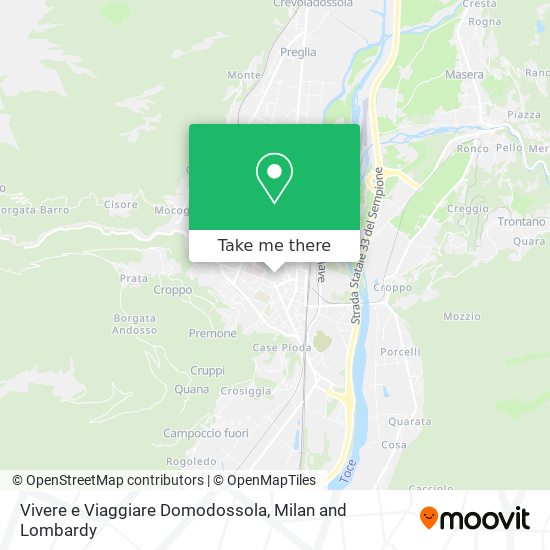 Vivere e Viaggiare Domodossola map