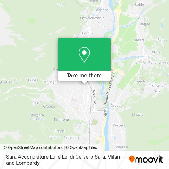 Sara Acconciature Lui e Lei di Cervero Sara map