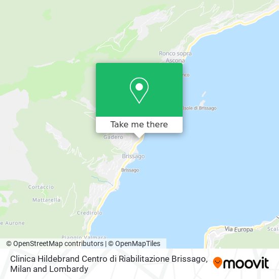 Clinica Hildebrand Centro di Riabilitazione Brissago map