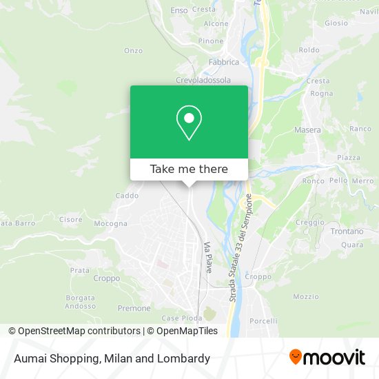 Aumai Shopping map