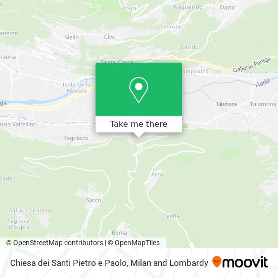 Chiesa dei Santi Pietro e Paolo map
