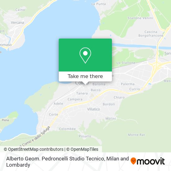 Alberto Geom. Pedroncelli Studio Tecnico map