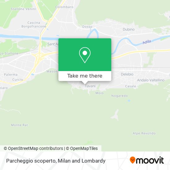 Parcheggio scoperto map