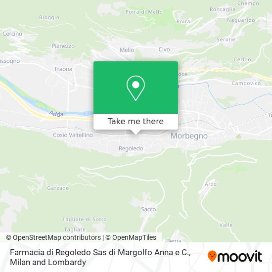 Farmacia di Regoledo Sas di Margolfo Anna e C. map