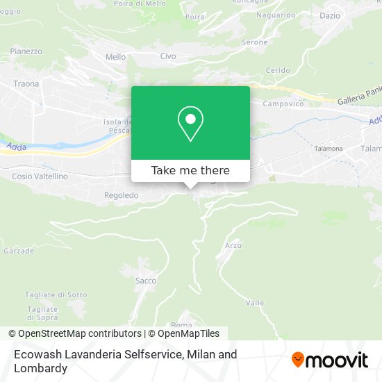 Ecowash Lavanderia Selfservice map