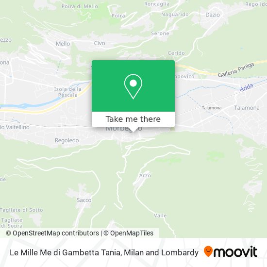 Le Mille Me di Gambetta Tania map