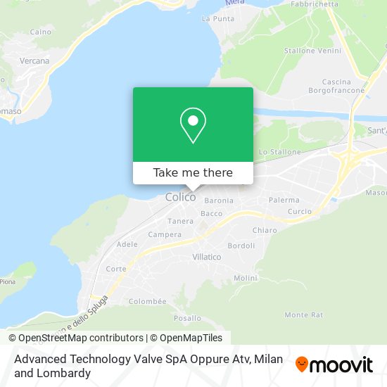 Advanced Technology Valve SpA Oppure Atv map