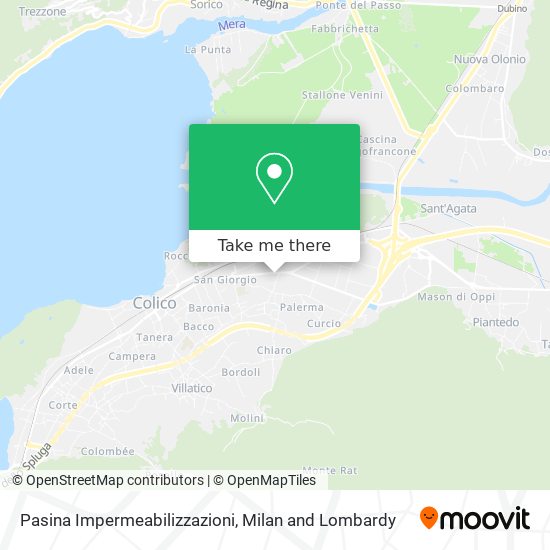 Pasina Impermeabilizzazioni map