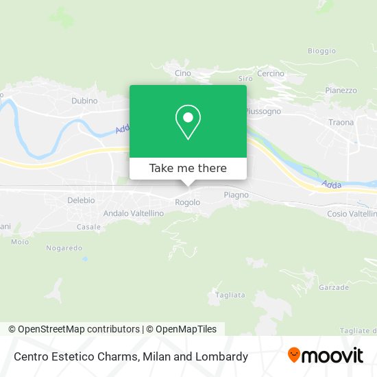 Centro Estetico Charms map