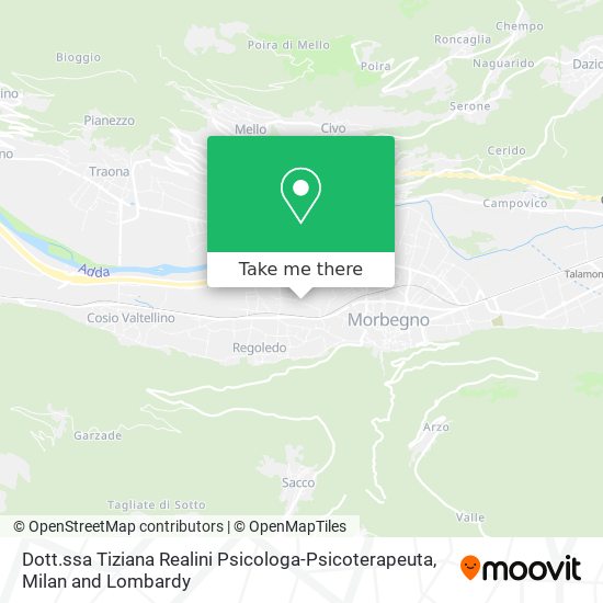 Dott.ssa Tiziana Realini Psicologa-Psicoterapeuta map