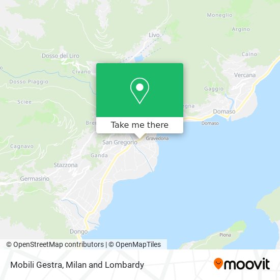 Mobili Gestra map