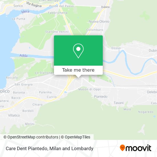 Care Dent Piantedo map