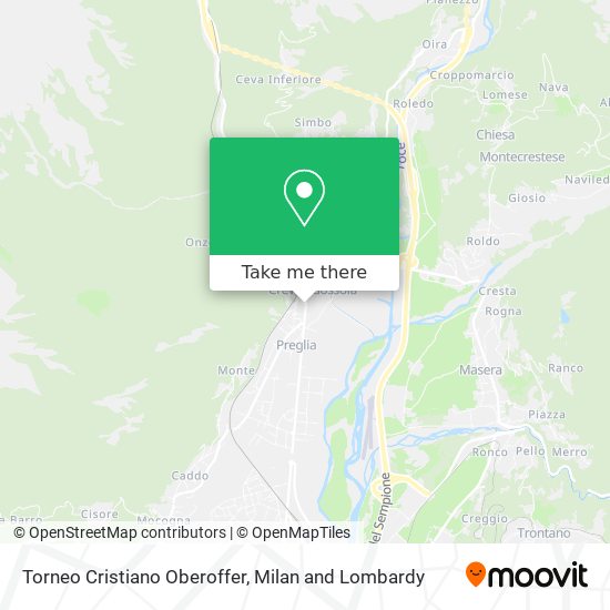 Torneo Cristiano Oberoffer map