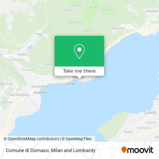 Comune di Domaso map