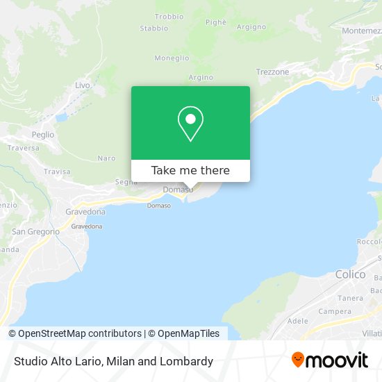 Studio Alto Lario map