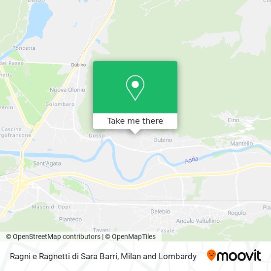Ragni e Ragnetti di Sara Barri map