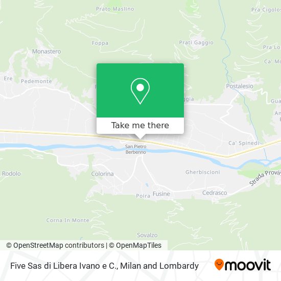 Five Sas di Libera Ivano e C. map