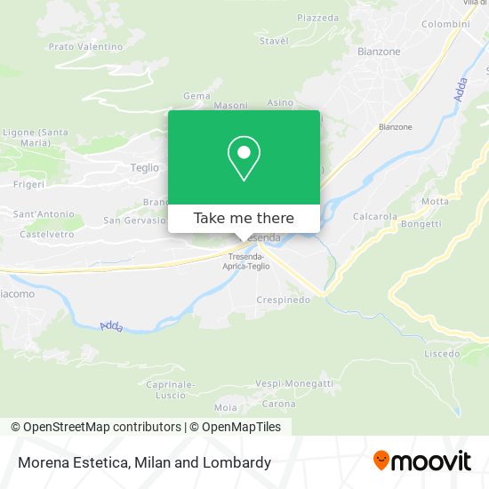 Morena Estetica map