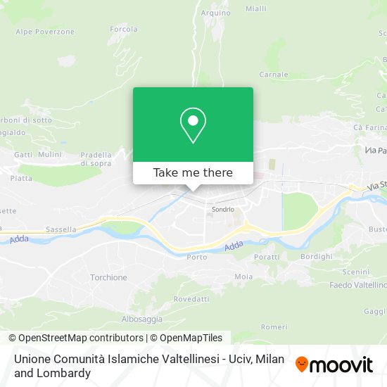 Unione Comunità Islamiche Valtellinesi - Uciv map