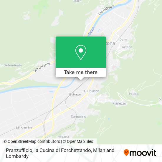 Pranzufficio, la Cucina di Forchettando map