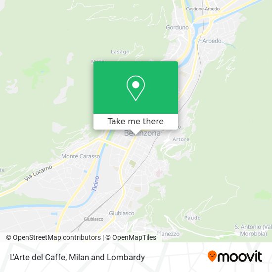L'Arte del Caffe map