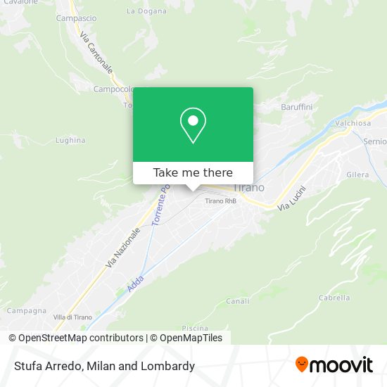 Stufa Arredo map