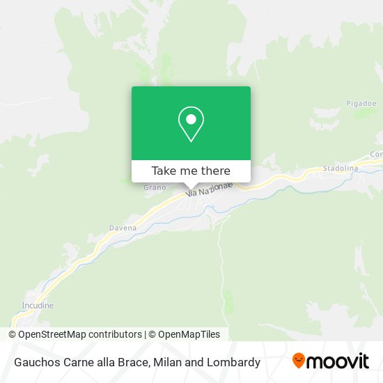 Gauchos Carne alla Brace map