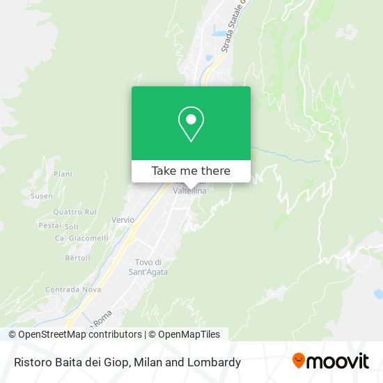 Ristoro Baita dei Giop map