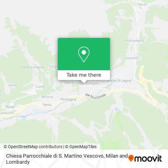 Chiesa Parrocchiale di S. Martino Vescovo map