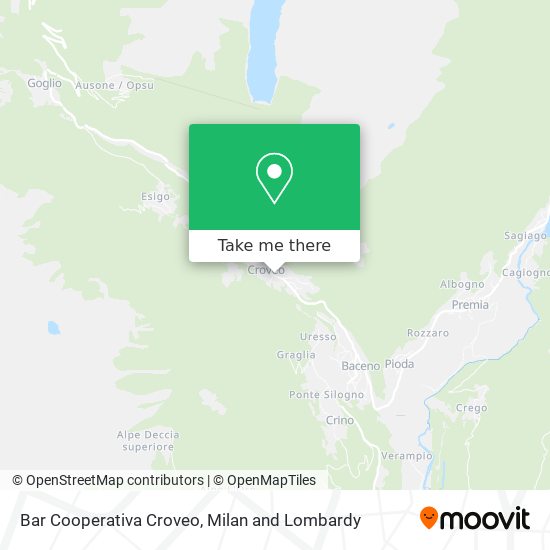 Bar Cooperativa Croveo map