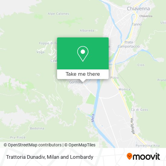 Trattoria Dunadiv map