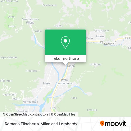 Romano Elisabetta map