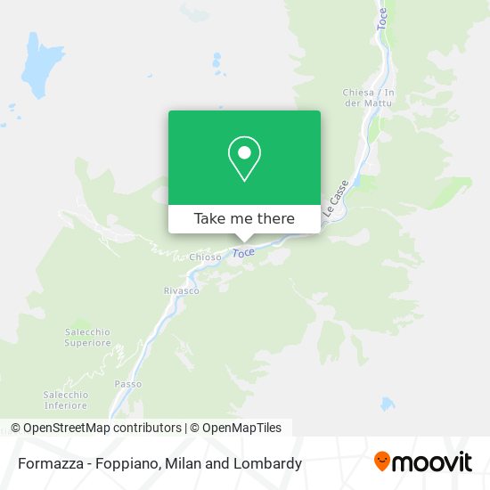 Formazza - Foppiano map