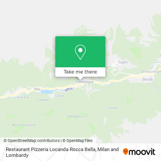 Restaurant Pizzeria Locanda Rocca Bella map