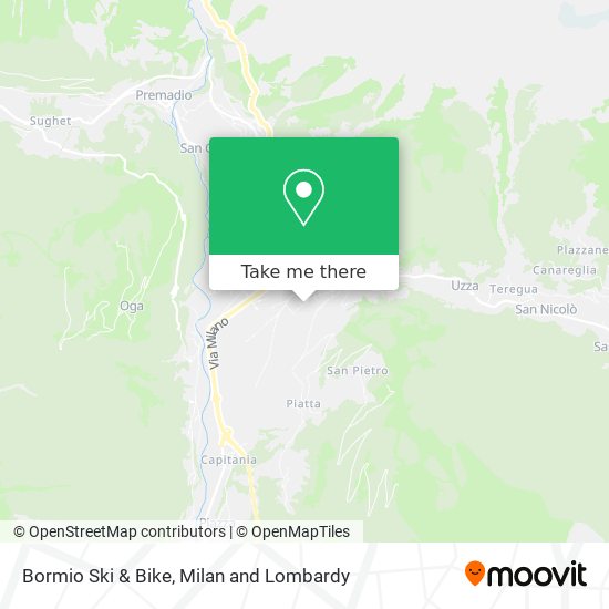 Bormio Ski & Bike map