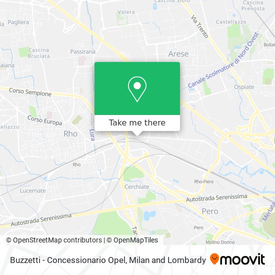 Buzzetti - Concessionario Opel map