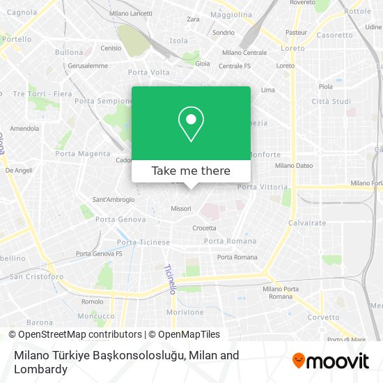 Milano Türkiye Başkonsolosluğu map